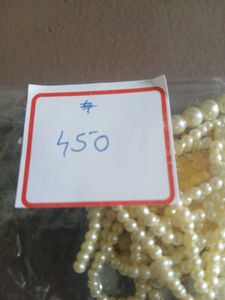 Elegant Pearl Necklace &amp; Bracelet Set