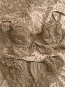 Gorgeous Lace Sage Green Lingerie Set