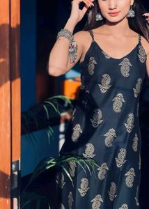 Paisley Print Dress