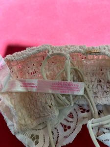 Victoria’s Secret PINK Lace Bralette – White