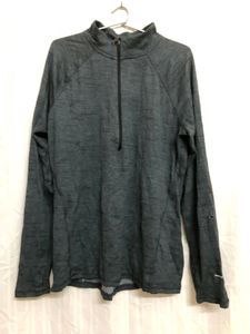 Champion Grey Half Zip T shirt