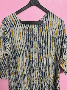 Striped Cotton Kurta
