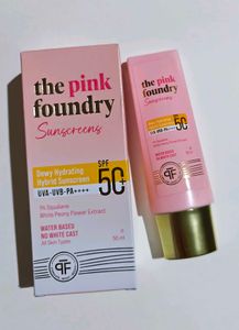 The Pink Foundry Sunscreen SPF 50