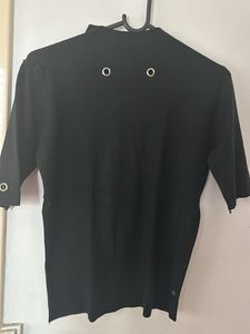 Black Woolen Top