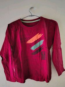 Maroon Graphic T-Shirt