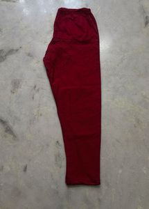Maroon Casual Pants