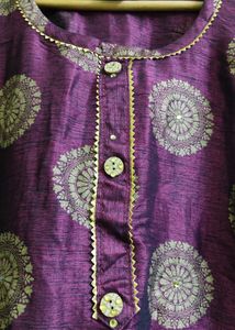 Beautifull Wine Colour Kurta 😍