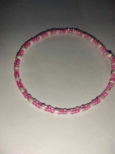 Beaded Bracelets - Pink &amp; Red Set