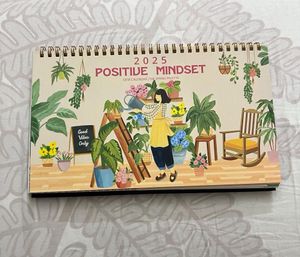 2025 Desk Calendar Positive Mindset