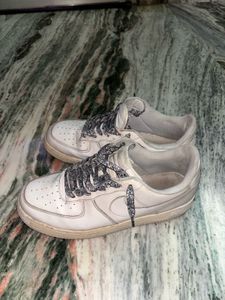 Nike Air Force 1 With Custom Laces