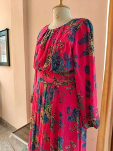Floral Print Maxi Dress