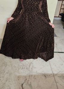 Elegant Velvet Gown