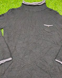 Stylish Black Turtleneck Sweater