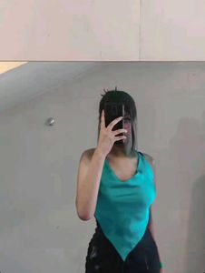 Backlace Emerald Green Halter Top✨