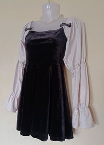 Coquette Black Dress