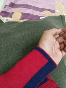 Red &amp; Navy Sweater