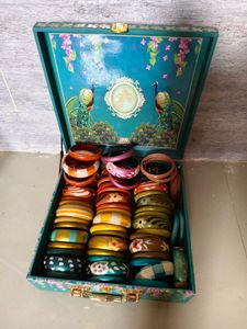 19 Bangles Collection Combo Set With Box