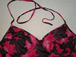 Tie-dye Halter Crop Top