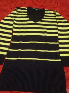 New Striped Knit Top
