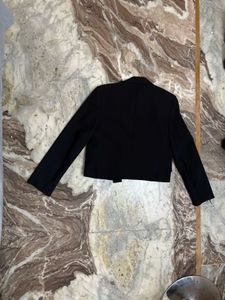 Zara Wool Blend Cropped Blazer