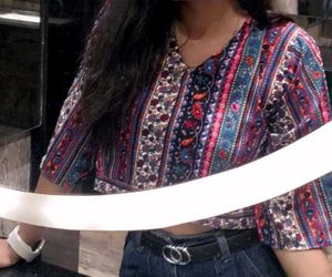 Multi Color Crop Top For Women