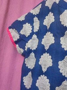 Blue Printed Kurti