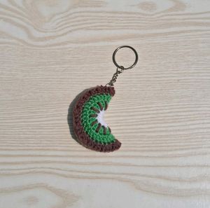 Crochet Kiwi Keychain 🥝😋