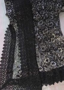 Heavy Embroidery Net Saree