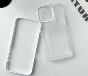 Clear iPhone Case with Card Holder