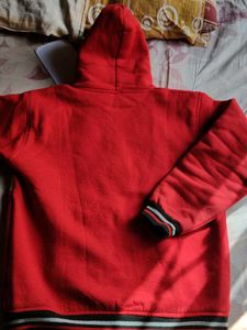 Fila Red &amp; White Hoodie