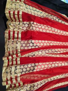 Red Embroidered Lehenga Choli