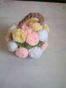 Crochet Flower Wall Busket 🥰🥰🥰