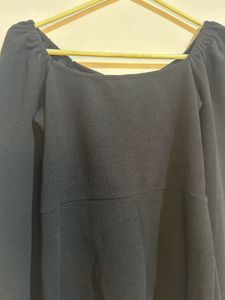 Elegant Black Long Sleeve Top