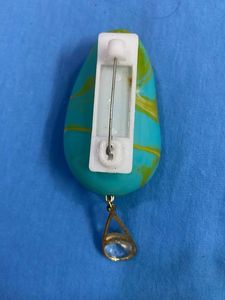 Unique Stone Broach Pin