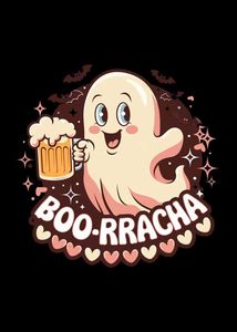 Cute Boo-Raacha Graphic - Crop Top