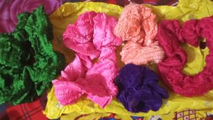 Colorful Eye-catching Scrunchies