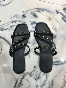 Black golden Flats By Luna Blu Westside