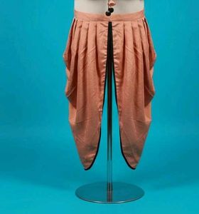 Peach Peplum kurta and Dhoti pant Set