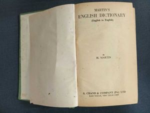 MARTIN'S DICTIONARY