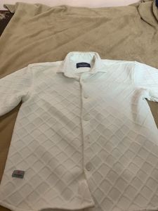 White Textured Shirt