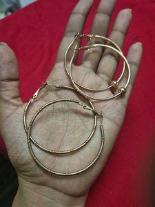 Golden And Silver Hoops