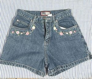 Old Navy Floral Denim Shorts