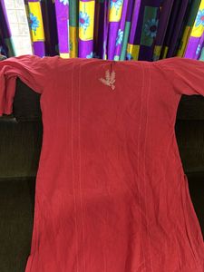 Elegant Red Kurta
