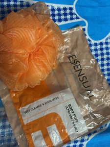 Orange Bath Loofah