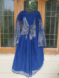 Stylish Blue Heavy Up-down Frock🌸