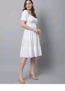 White Puff Dress From Vero Moda 🤍🌹