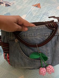 Denim Upcycled Backpack