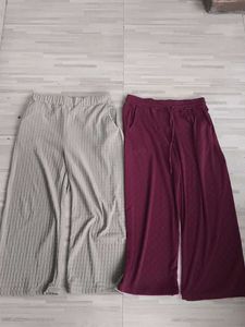Wide Leg Lounge Pants Set 2pair!