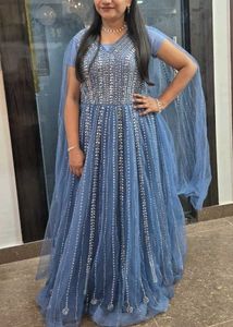 🔥😍no flaws Wedding Party Wear Gown ❤️