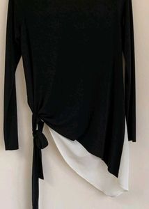 Chic Colorblock Long Sleeve Top